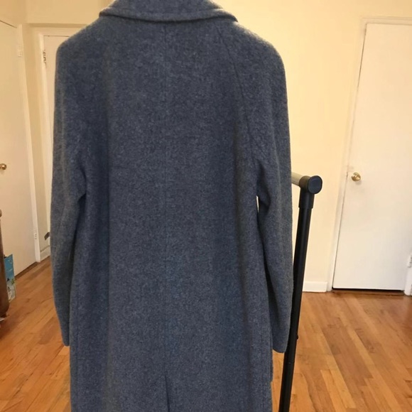 Burberry women’s gray wool trench coat - Picture 5 of 8